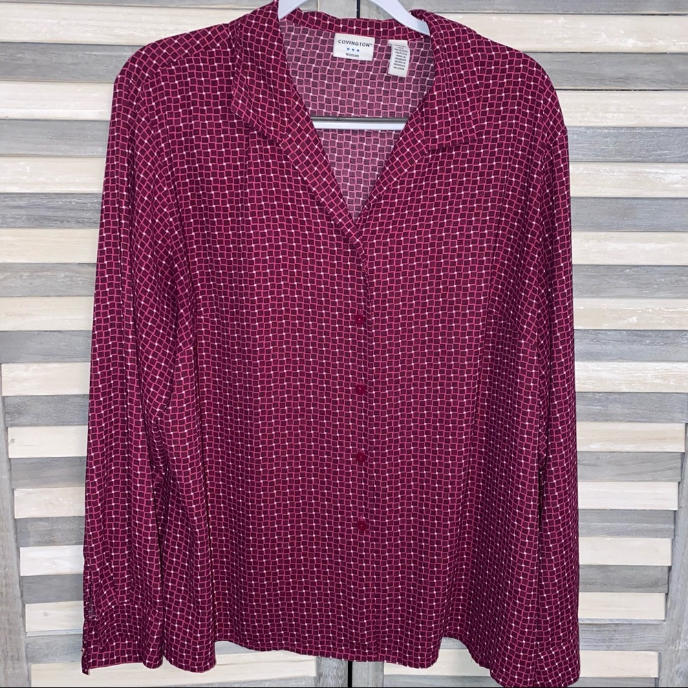Covington Career Top Sz 22W